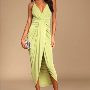 Lulu’s Midi Dress, Light green